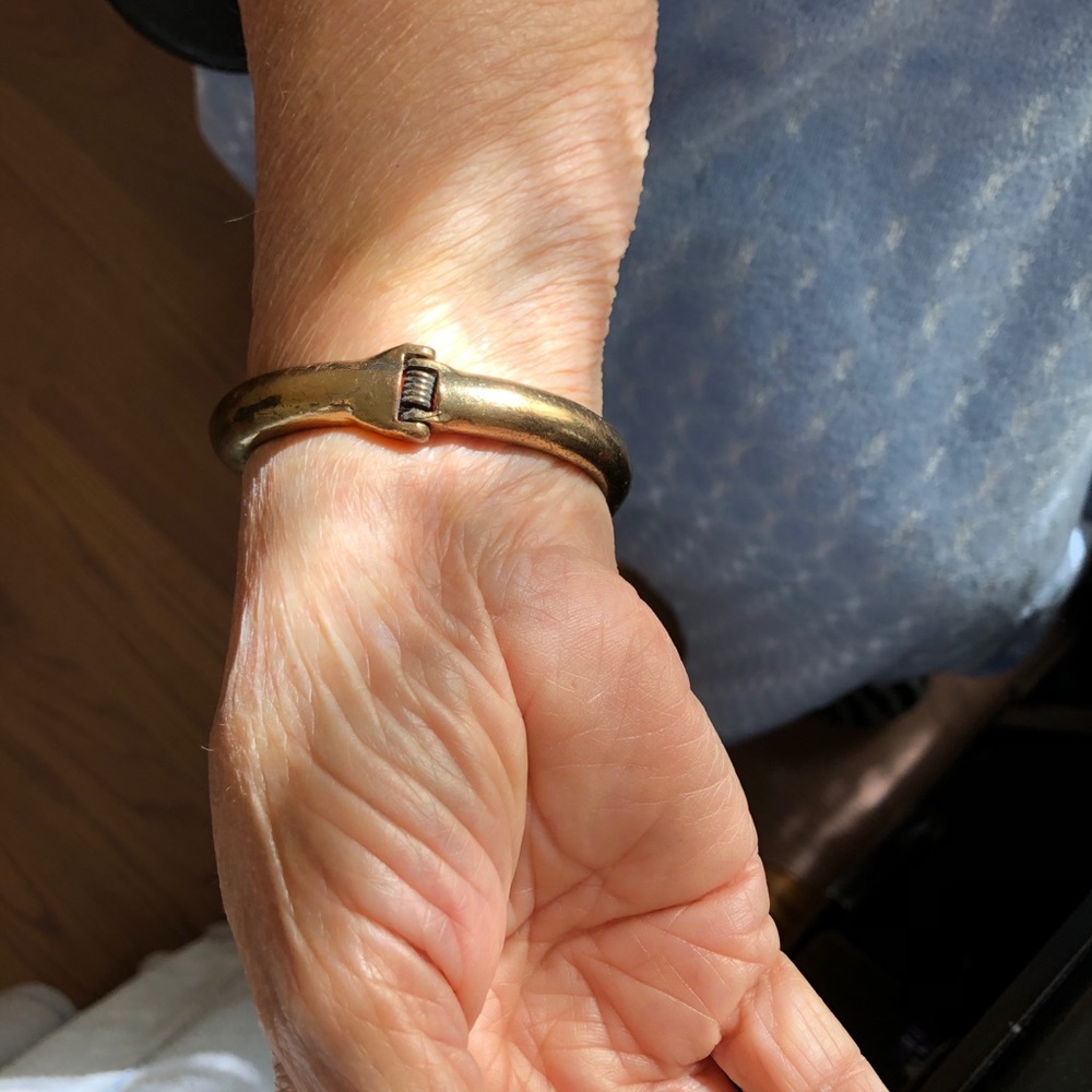 Bracelet Hinged Rhinestone - Picture 2 of 2
